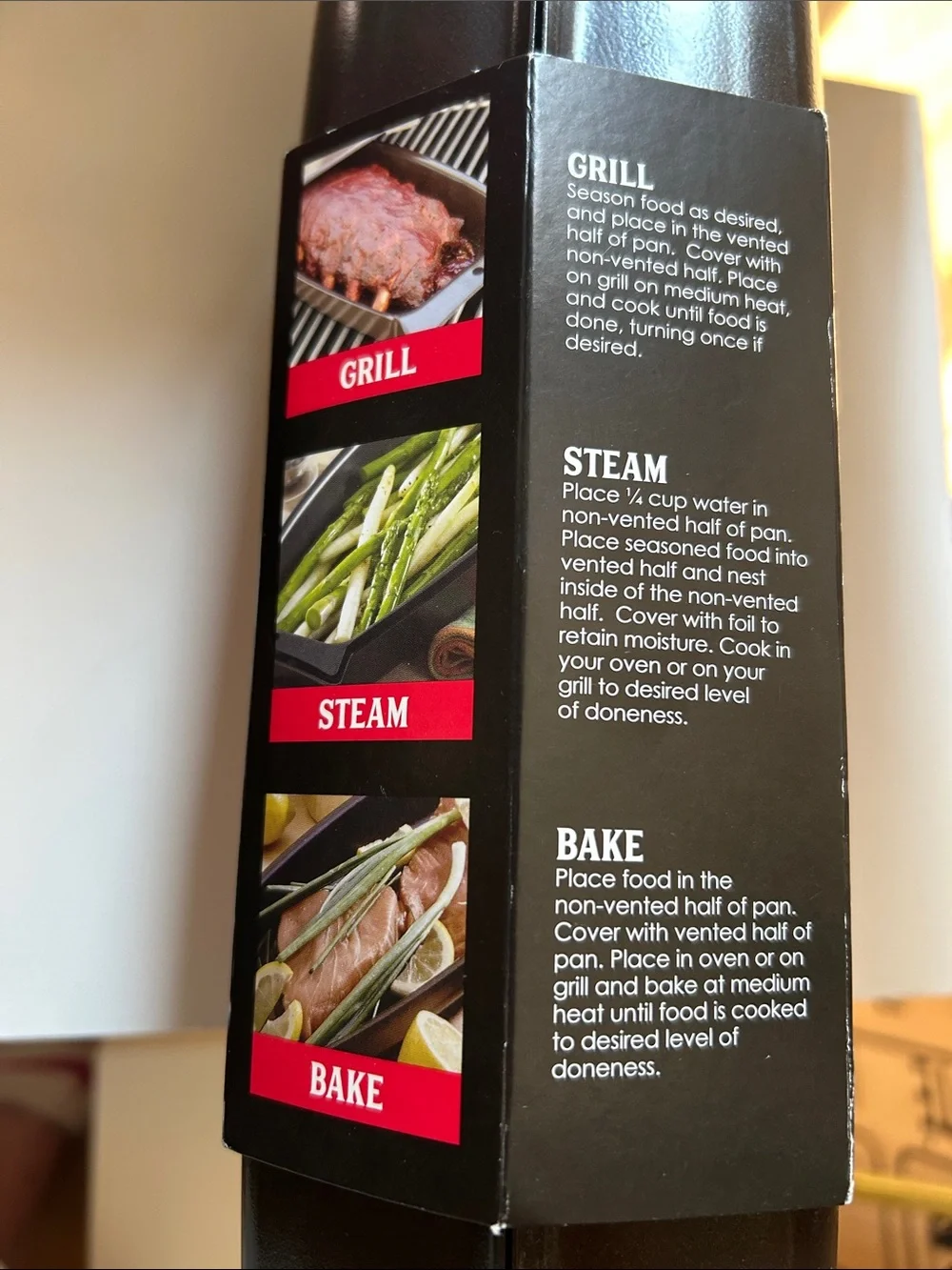 Nordic Ware Multi Cooker in Dark Brown and Black Label